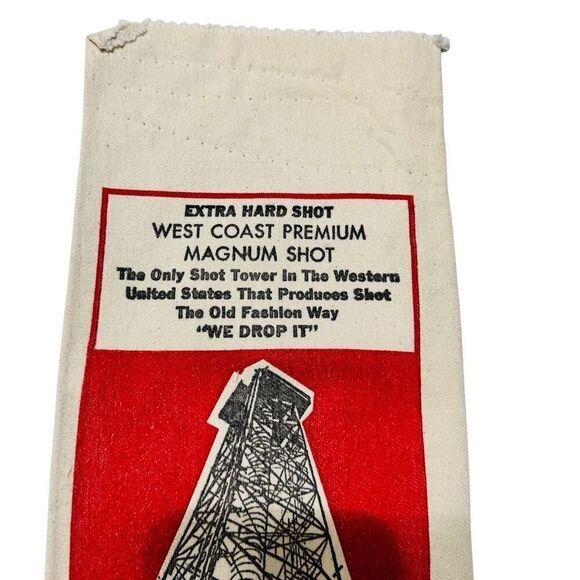 WEST COAST PREMIUM MAGNUM SHOT #8 1/2 Vintage Canvas Ammo Bag Advertisement - Picture 2 of 5